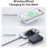 Mcdodo MC-5021 Magnetic Battery Pack 20000mAh, Magnetic Power Bank 20W PD Fast Charging, Portable Charger Power Bank 15W Wireless Fast Charging - Black